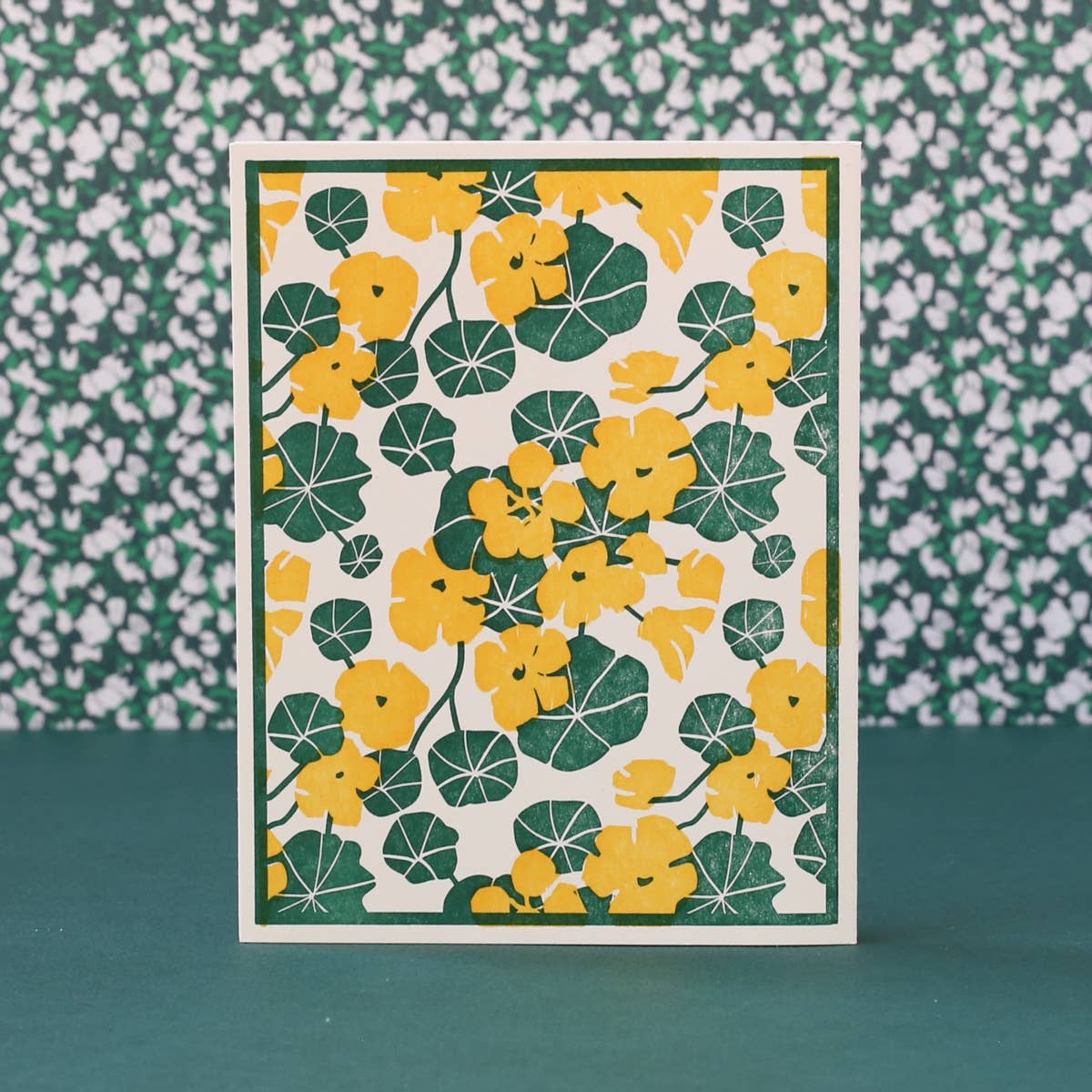 Flowers Letterpress Cards Set