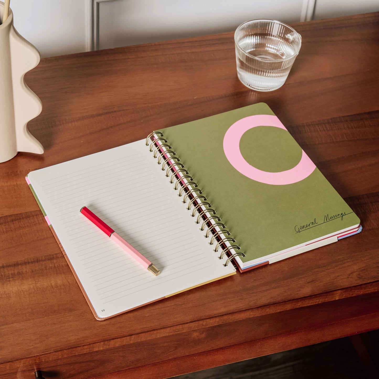 Notes Hardcover Spiral Lined Notebook