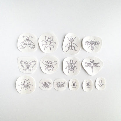 Bug and Insect Stick and Stitch Embroidery Patterns