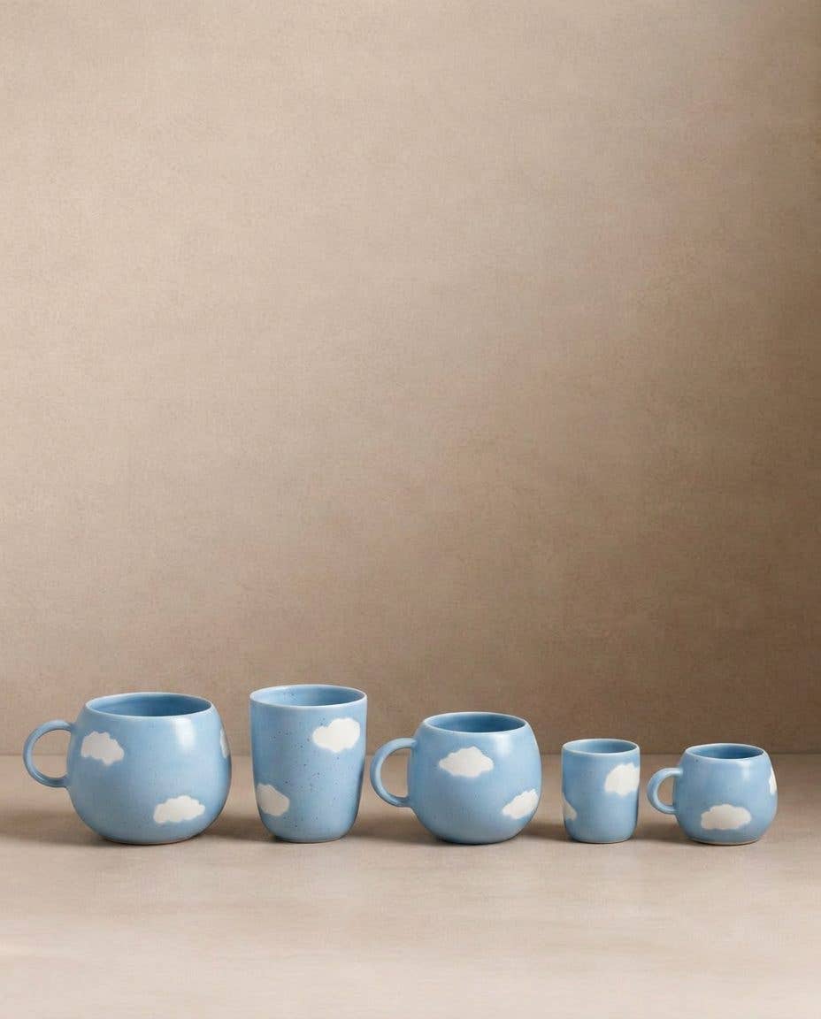 Blue Cloud Stoneware Mini Tray