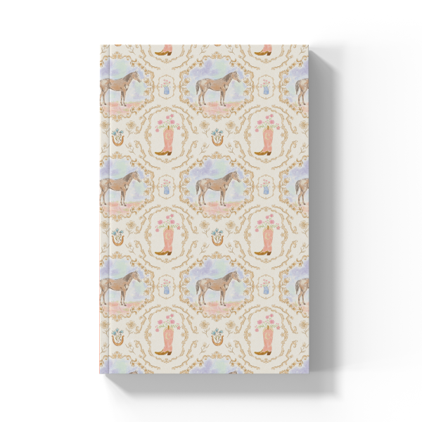 Horse and Boot Layflat Notebook