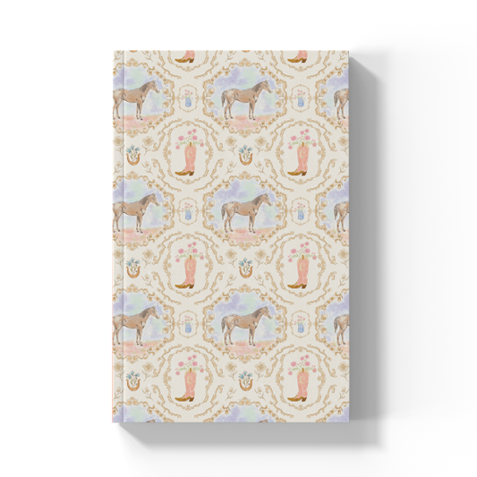 Horse and Boot Layflat Notebook