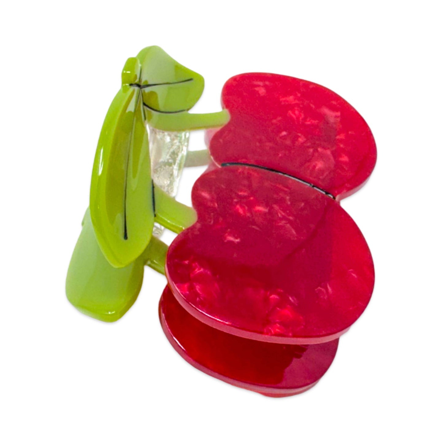 Large Maraschino Cherries Hair Claw Clip