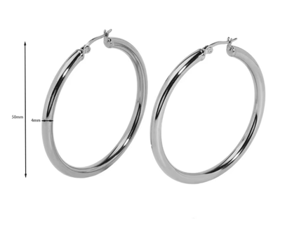Chunky Classic Waterproof Hoop Earrings