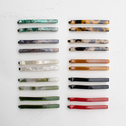 Simple Barrette Bobby Pin Set