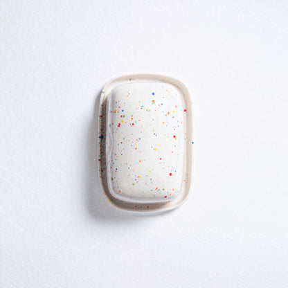 White Ceramic Butter Dish