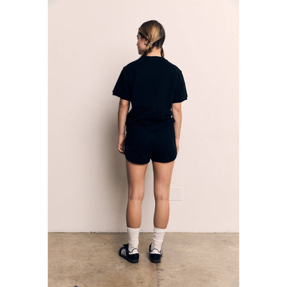 Organic Cotton Terry Short Sleeve Crewneck Sweatshirt