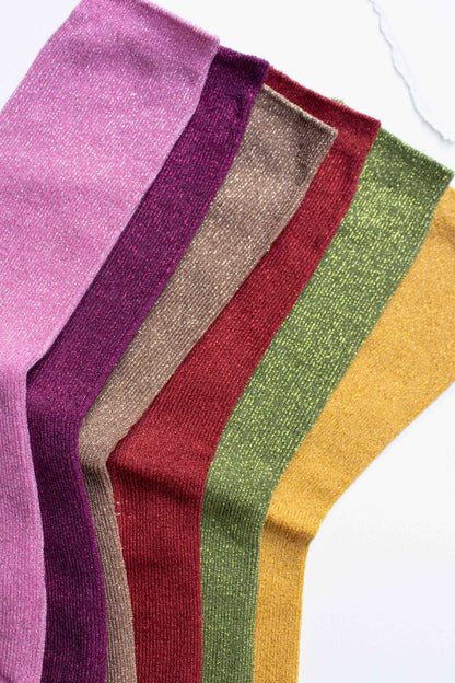 Modal Blend Glitter Socks