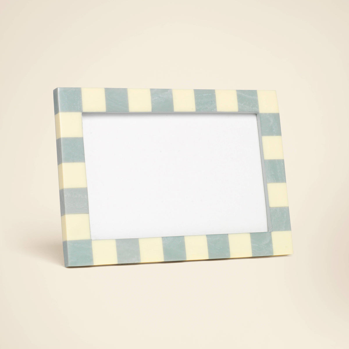 Striped Resin Desk Photo Frame, 4x6