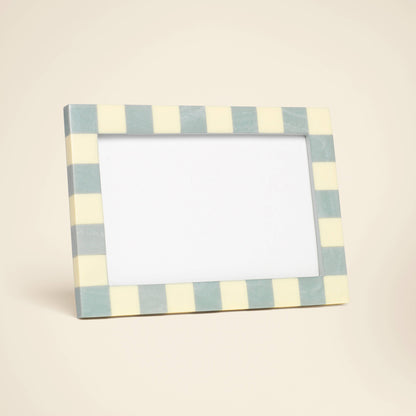 Striped Resin Desk Photo Frame, 4x6