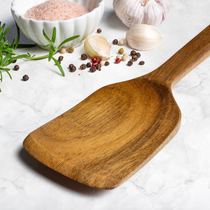 Acacia Wood Cooking Utensils Set for Nonstick Pans