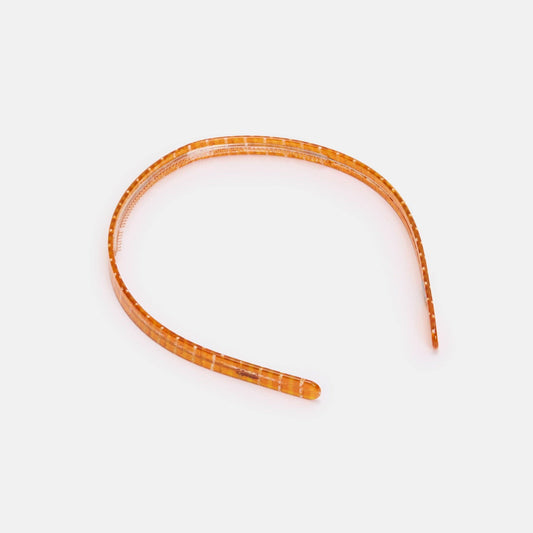 Classic Headband in Caramel Plaid