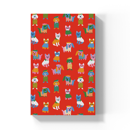 Paris Pups Layflat Notebook