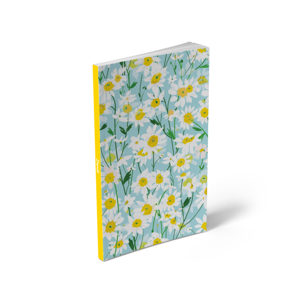 Spring Daisies Soft Touch Layflat Notebook