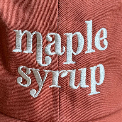 Maple Syrup Embroidered Dad Hat