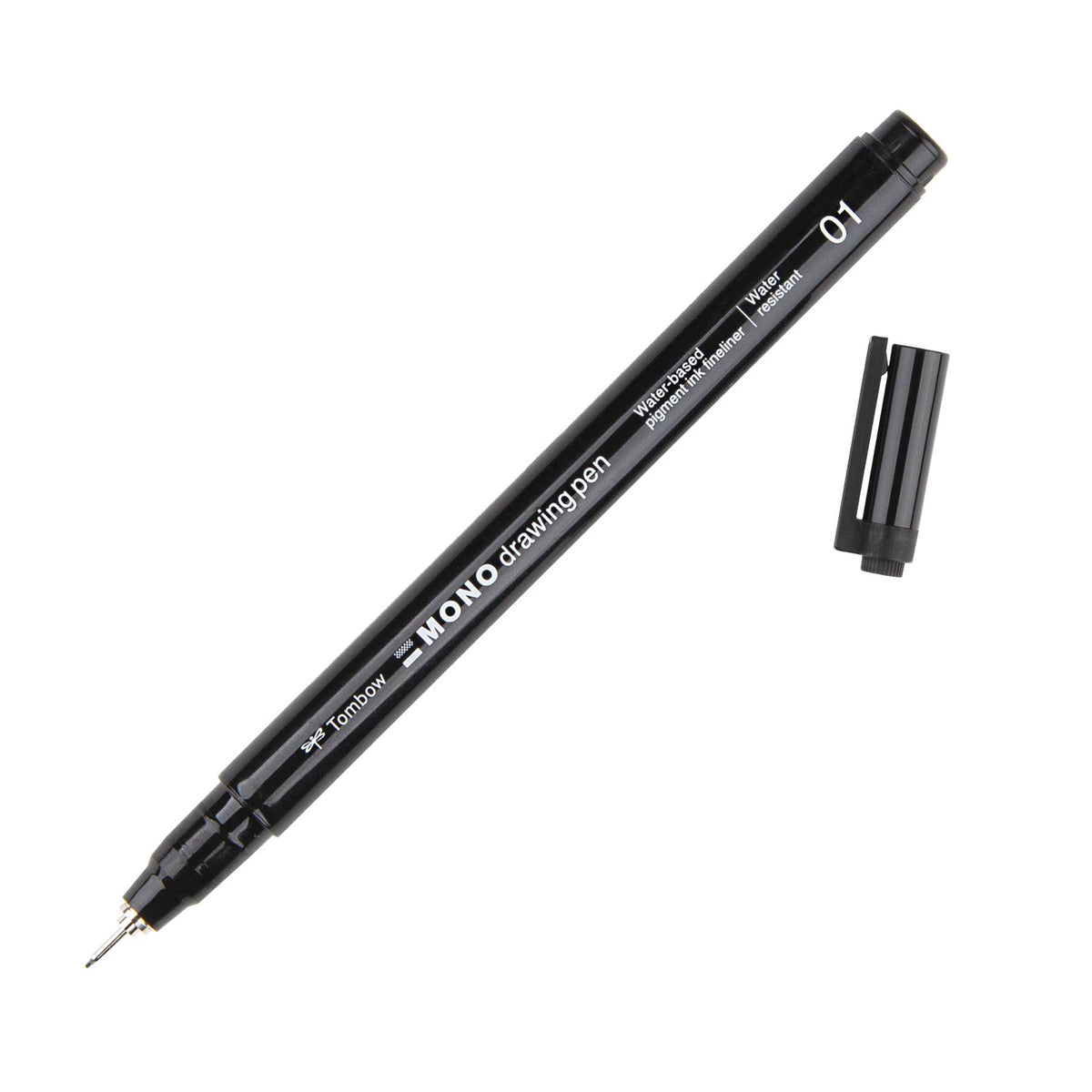 Tombow MONO Black Drawing Pen Six Tip Sizes