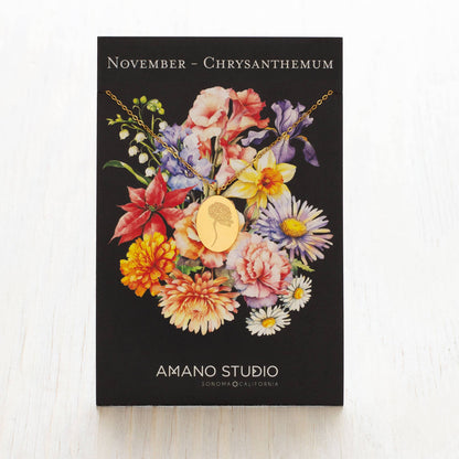Birth Flower Necklace Series