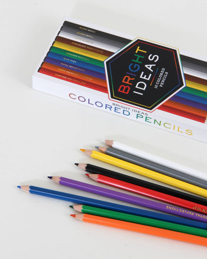 Bright Ideas Colored Pencil Set of 10 with Case