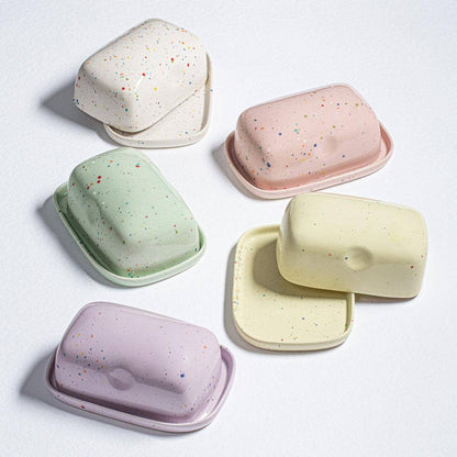 White Ceramic Butter Dish