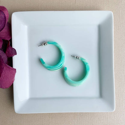 Oval Hoop Earrings
