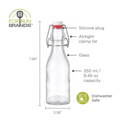 Small Swing Top Glass Bottle