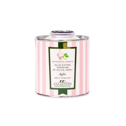 Garlic Extra Virgin Olive Oil Tin, 100 ml
