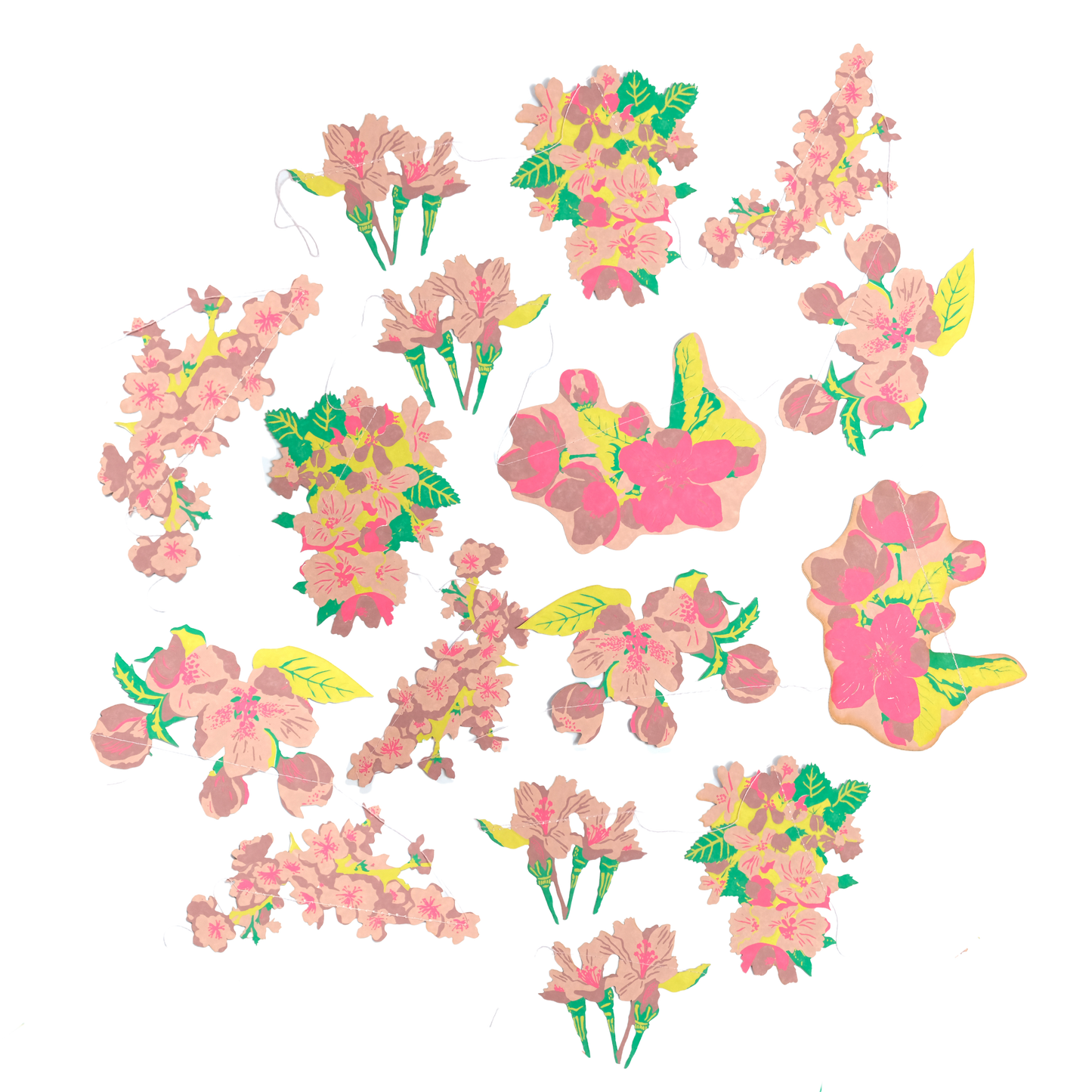 BLOSSOM SEWN GARLAND