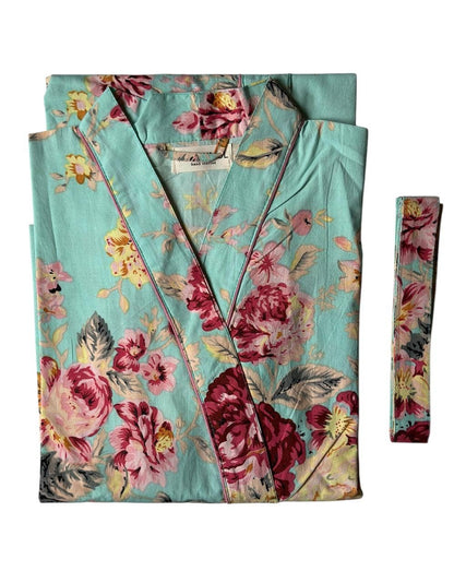Soft Pure Cotton Kimono Robe