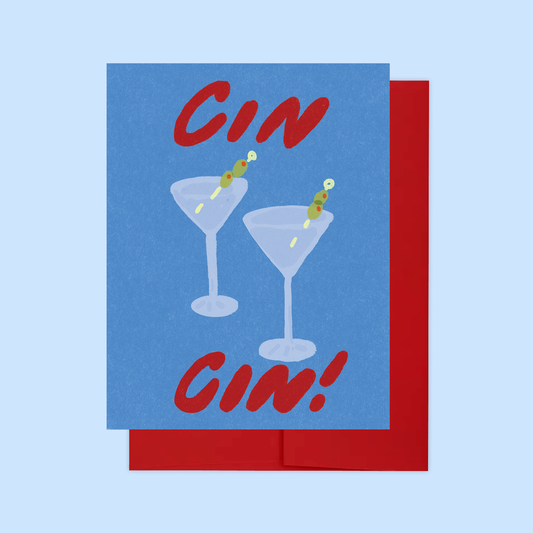 Cin Cin Celebration Greeting Card
