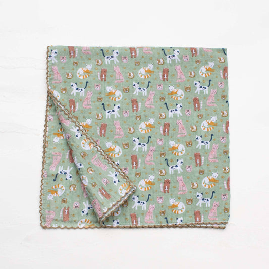 Adore Cats Cotton Scarf