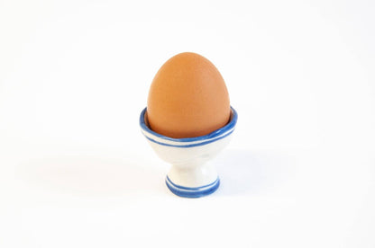Striped Rim Ceramic Egg Cup