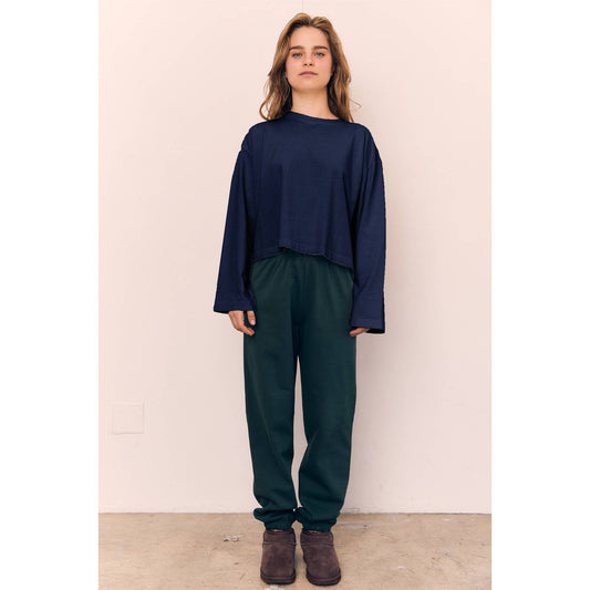 Cotton Oversized Long Sleeve Tee