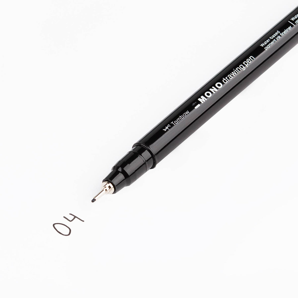 Tombow MONO Black Drawing Pen Six Tip Sizes