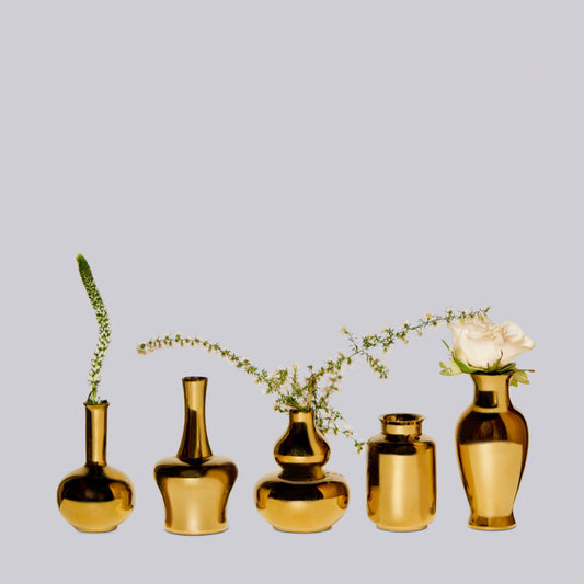 Metallic Gold Vase