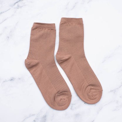 Lightweight Solid Socks