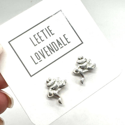 Vintage Frog Stud Earrings