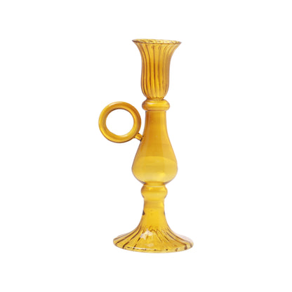 Vera Glass Candleholder - Brick