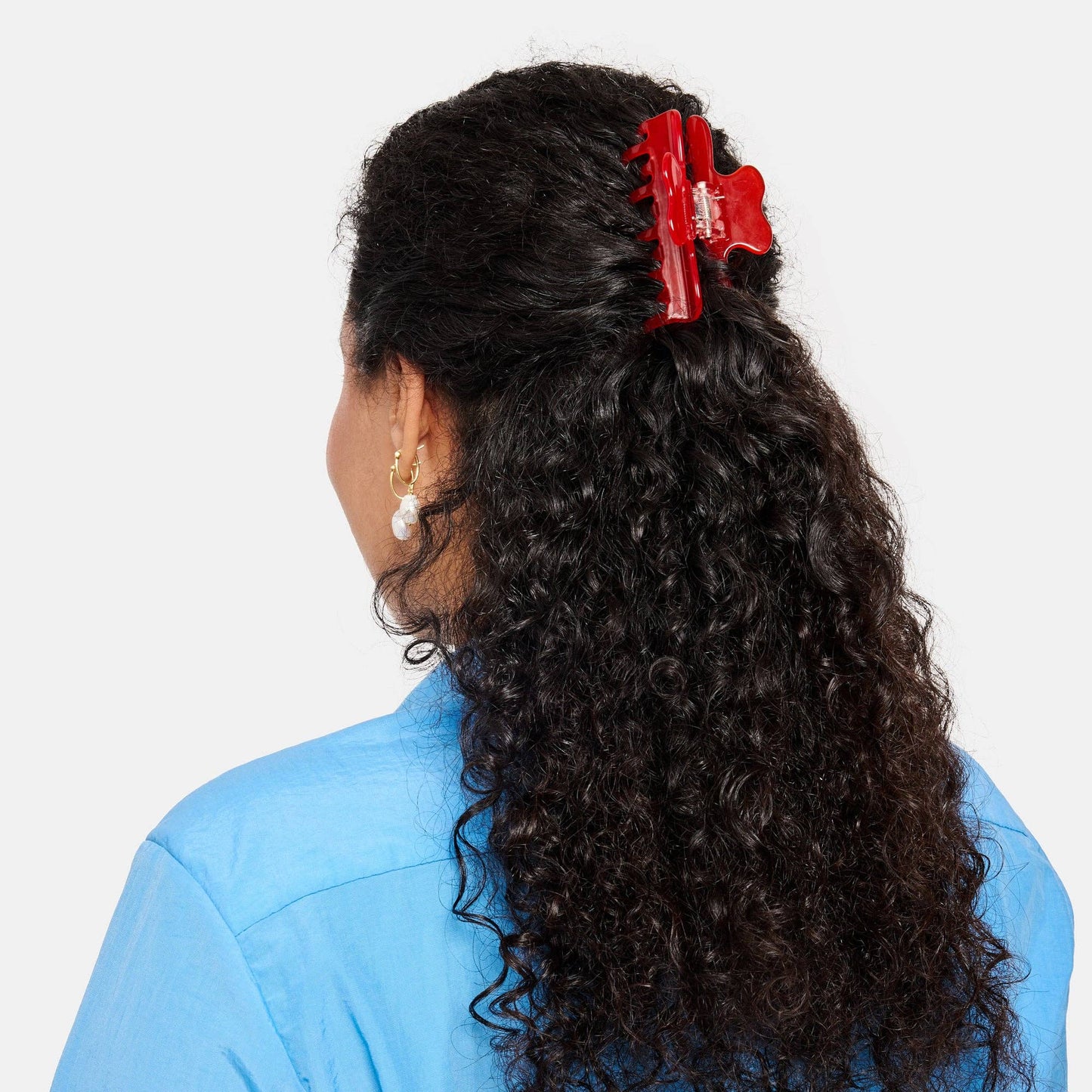 Jojo Hair Claw in Small Candy Red