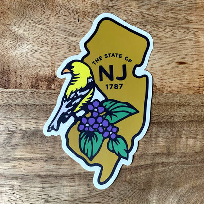 State of New Jersey Sticker