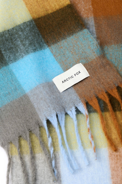 The Reykjavik Scarf - Blue/Orange