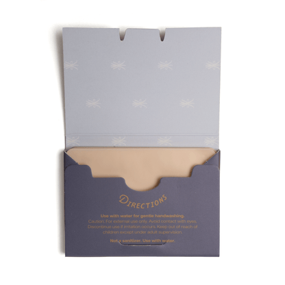 Vanilla Amber Paper Soap Travel Sheets 50 Count