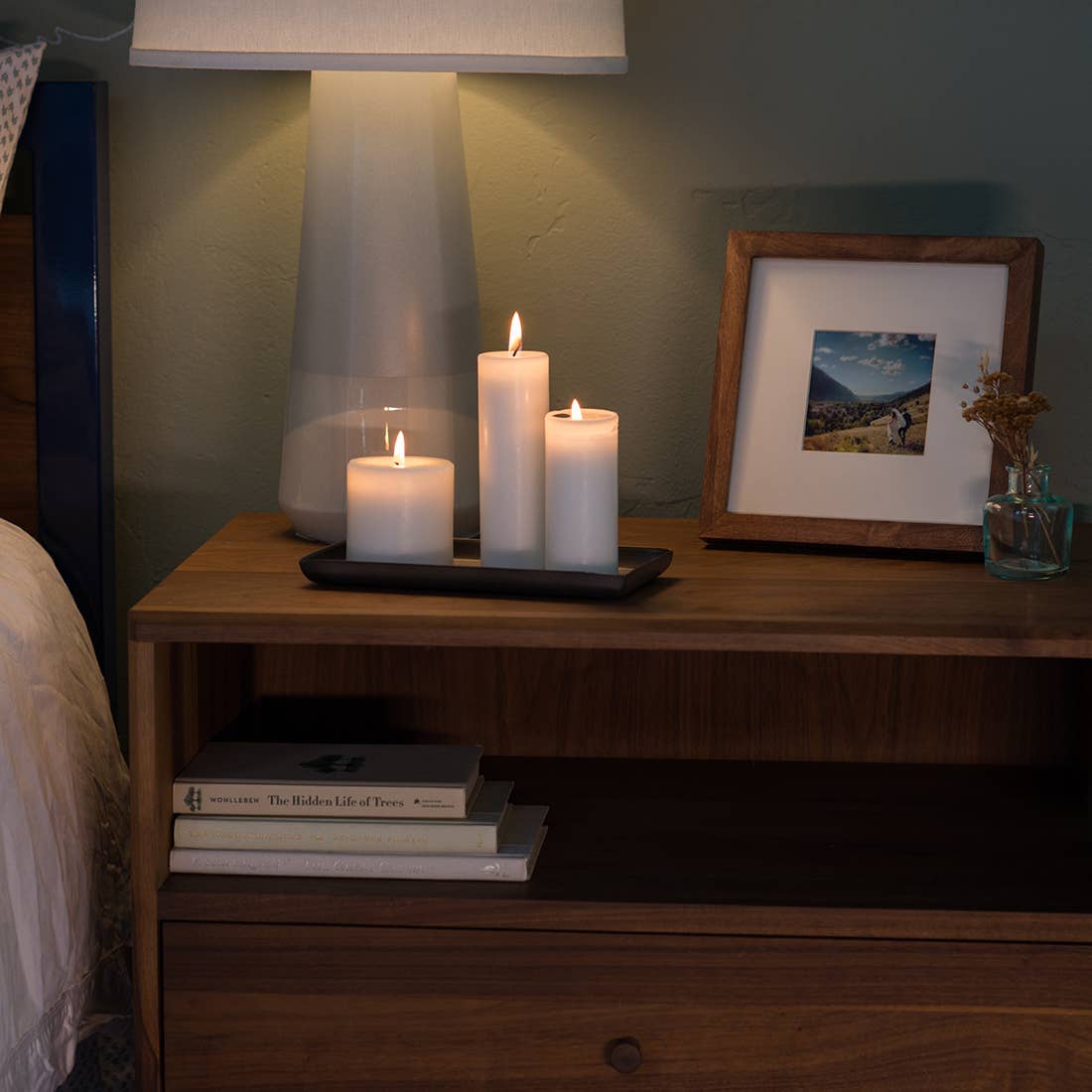 Unscented Natural Palm Wax Pillar Candles