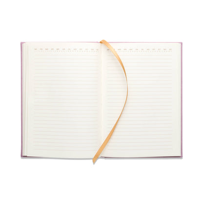 Terracotta Radiant Rays Suede Cover Journal