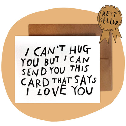 CAN’T HUG YOU Greeting Card