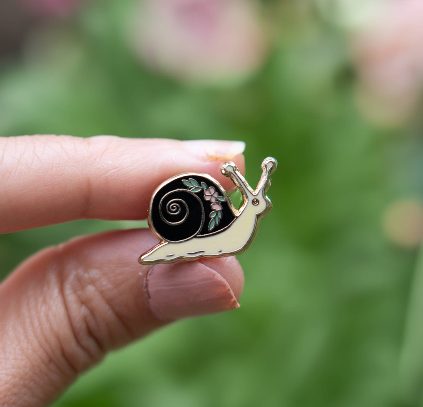 Garden Snail Hard Enamel Lapel Pin