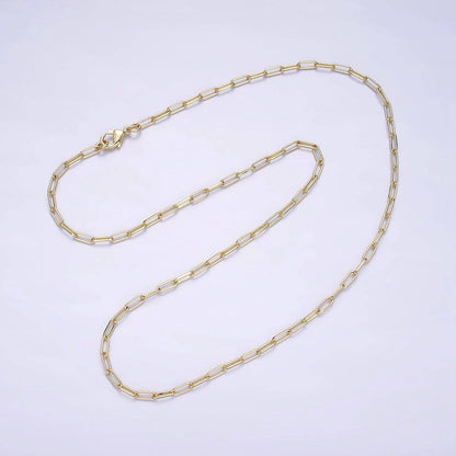 Paperclip Layering Chain Necklace