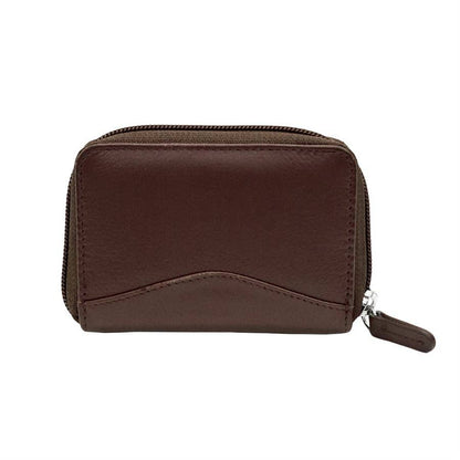 Leather Accordion Card Holder