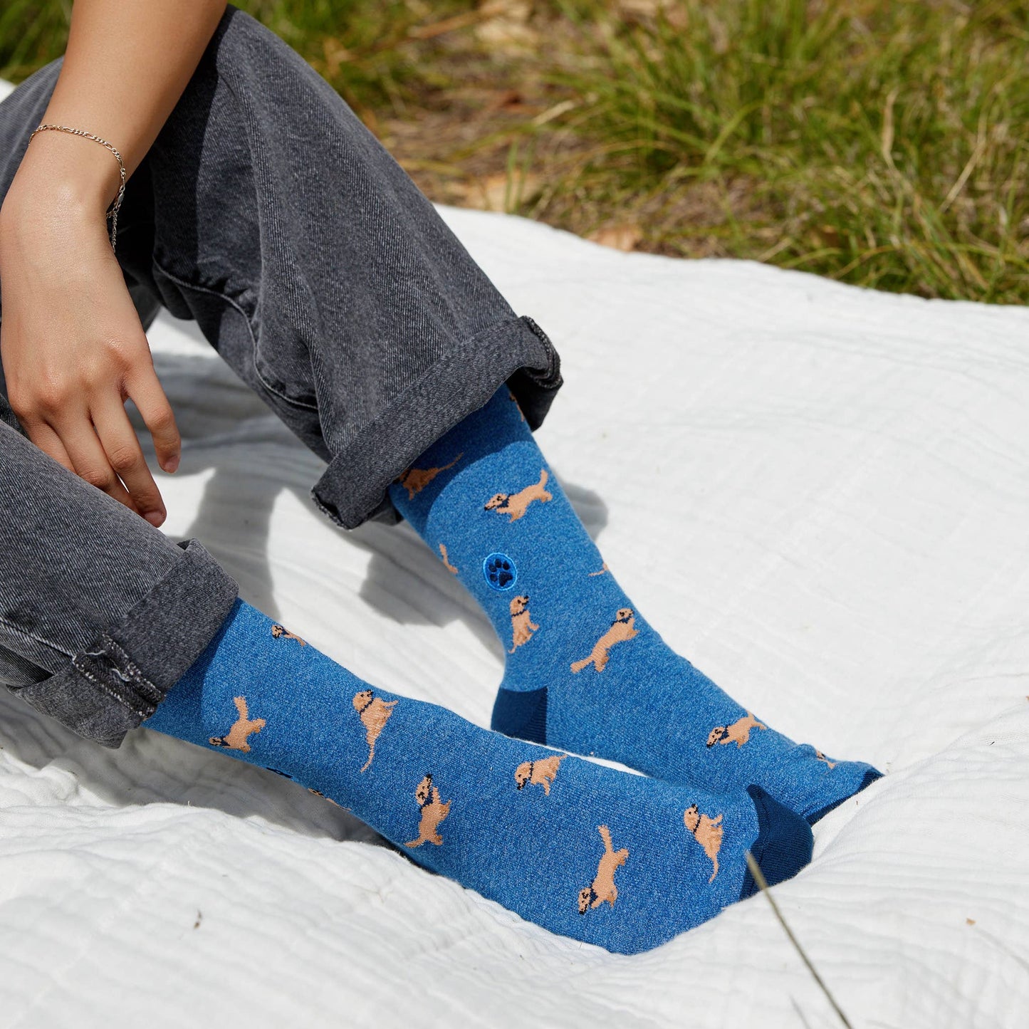 Golden Retriever Organic Cotton Socks