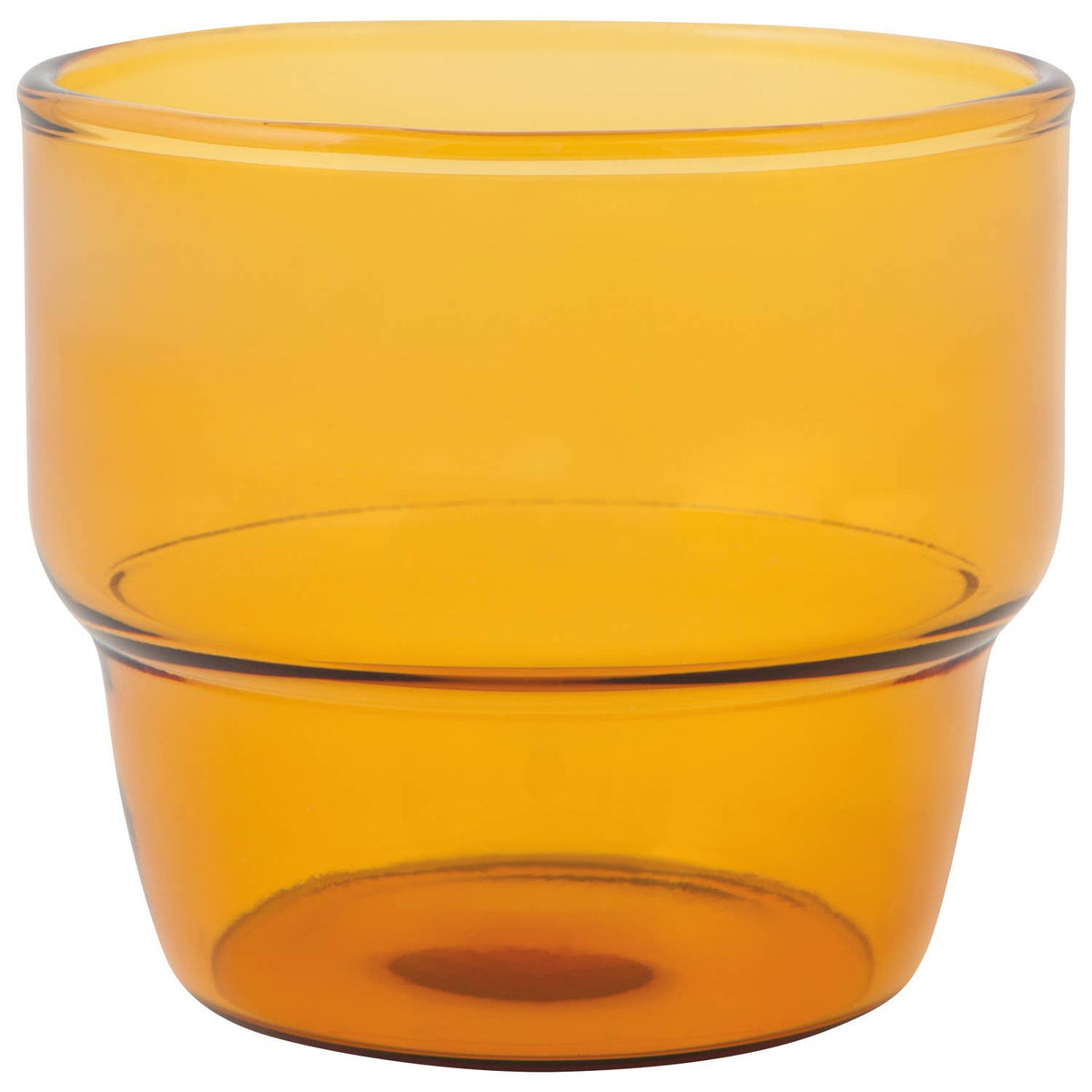 Amber Borosilicate Stacking Juice Glass, 9 oz