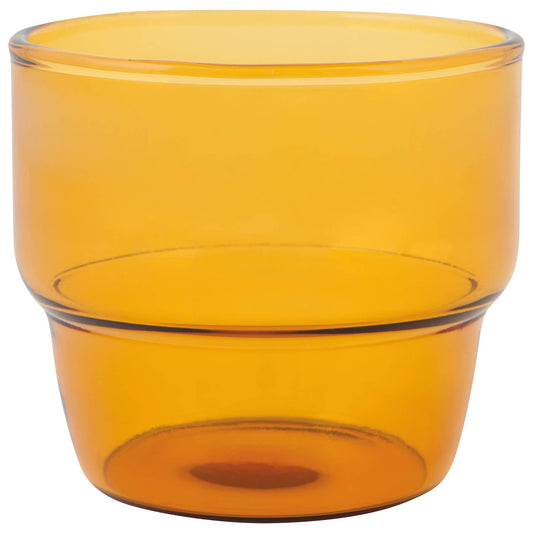 Amber Borosilicate Stacking Juice Glass, 9 oz